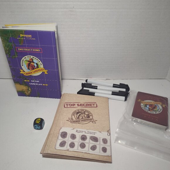 Where in the World is Carmen Sandiego Card Game 100% Complete - Picture 7 of 7